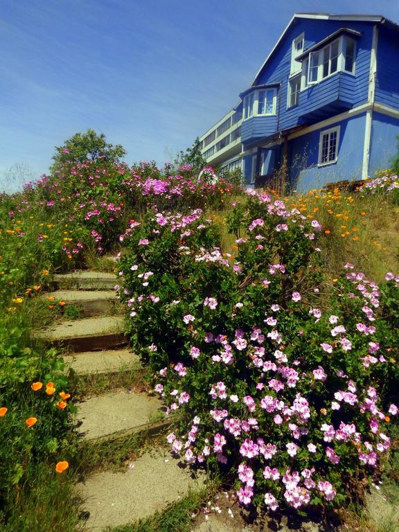 Hostal Faro Azul 瓦尔帕莱索 外观 照片
